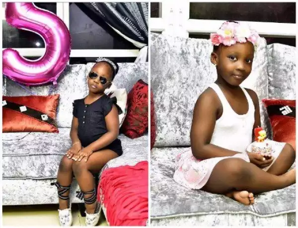 Timaya Celebrates Daughter On Her 5th Birthday [See Photos]